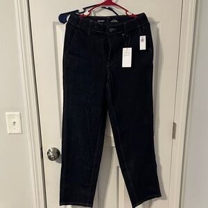 Old Navy Women's Dark Blue Straight Leg Jeans